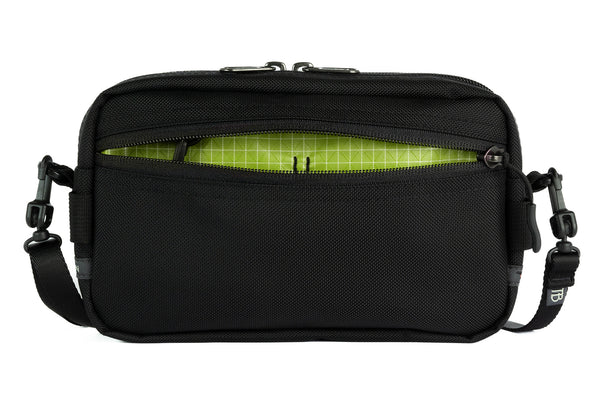 A Side Effect in Black Ballistic with Kiwi (bright green with white grid) 200 Halcyon interior.